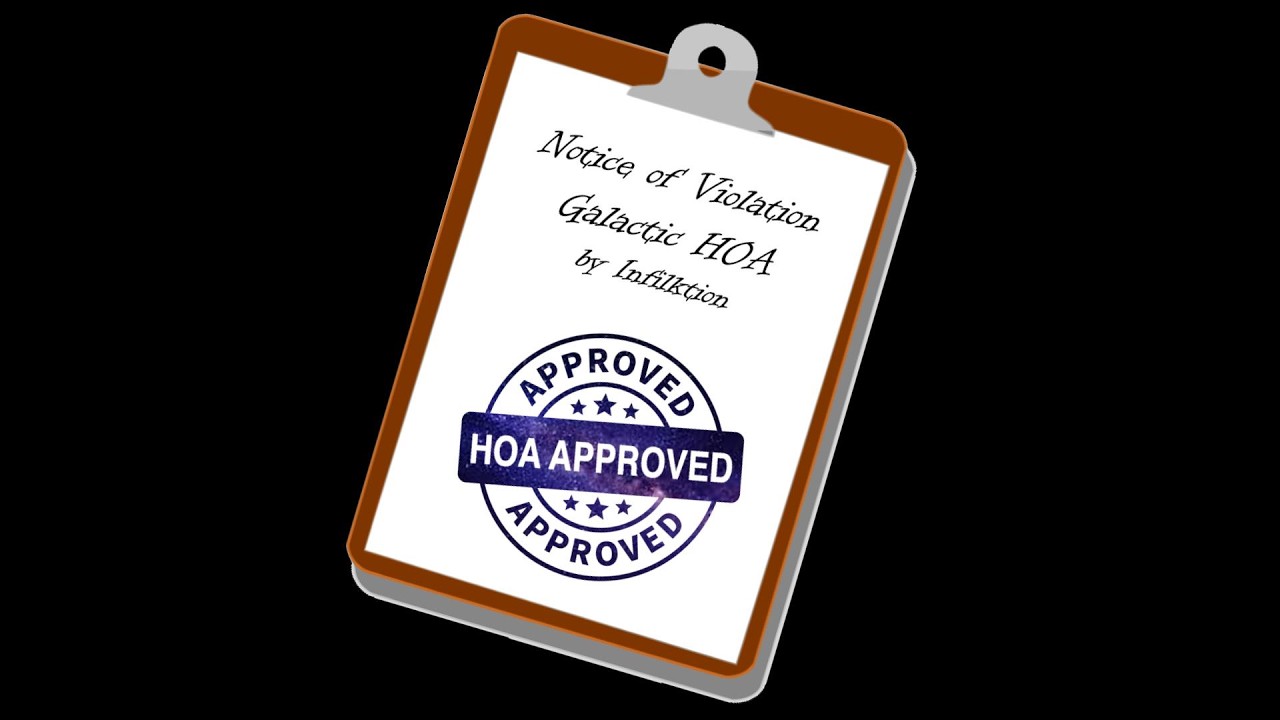 Notice of Violation - Galactic HOA