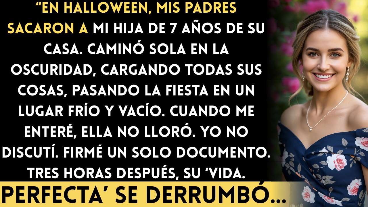 En Halloween echaron a mi hijo de 7 años. Guardé silencio, firmé una vez y lo terminé todo rápido…