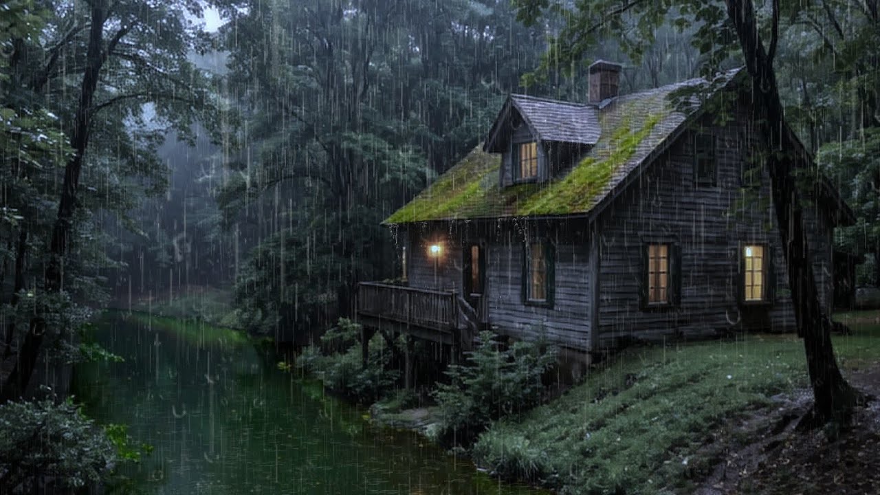 Close Your Eyes and Unwind | Relaxing Rain and Thunder for Anxiety Relief & Deep Sleep