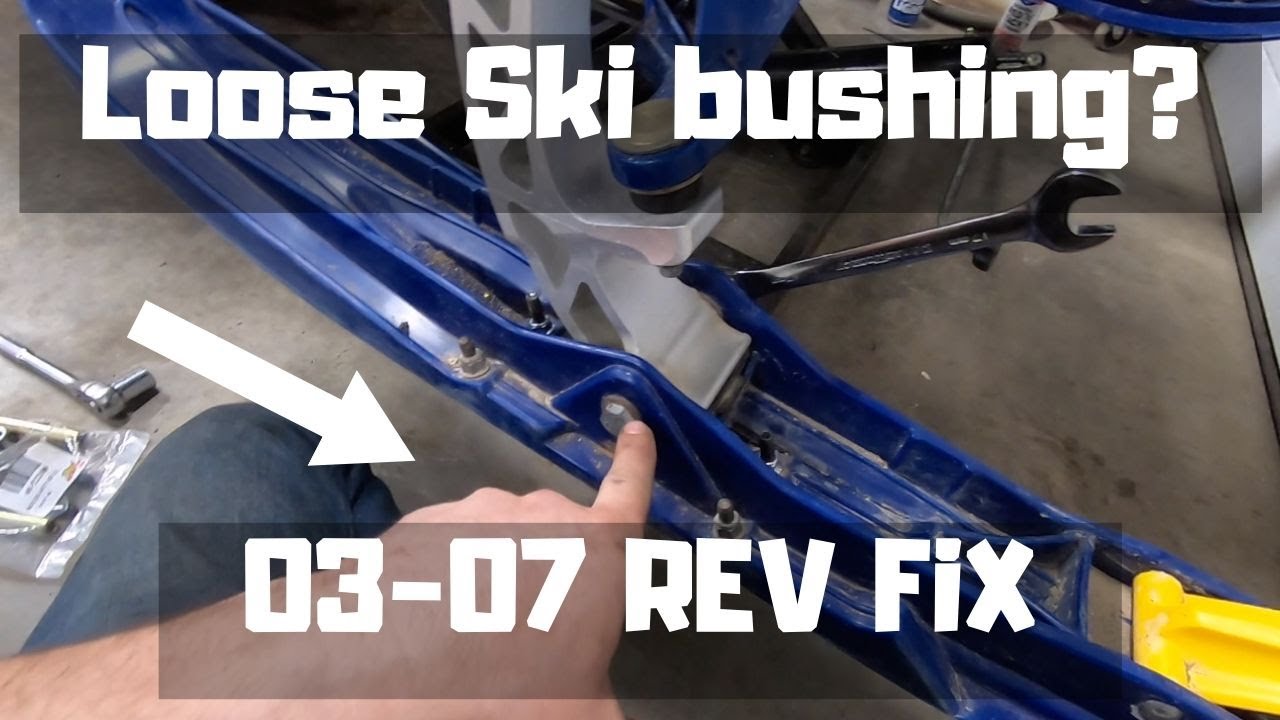 Ski Doo REV 03-07 Ski Leg/ Ski Bushing repair