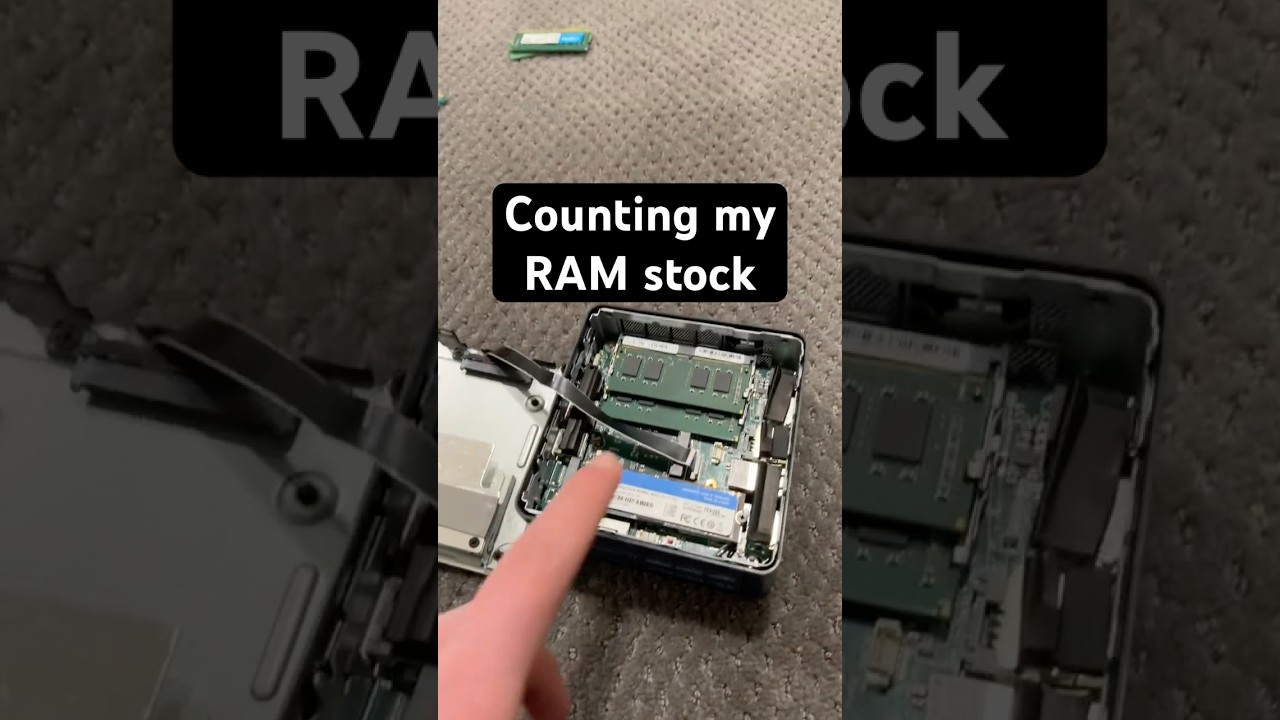Should have invested when I had the chance #tech #pc #ram #yaptech