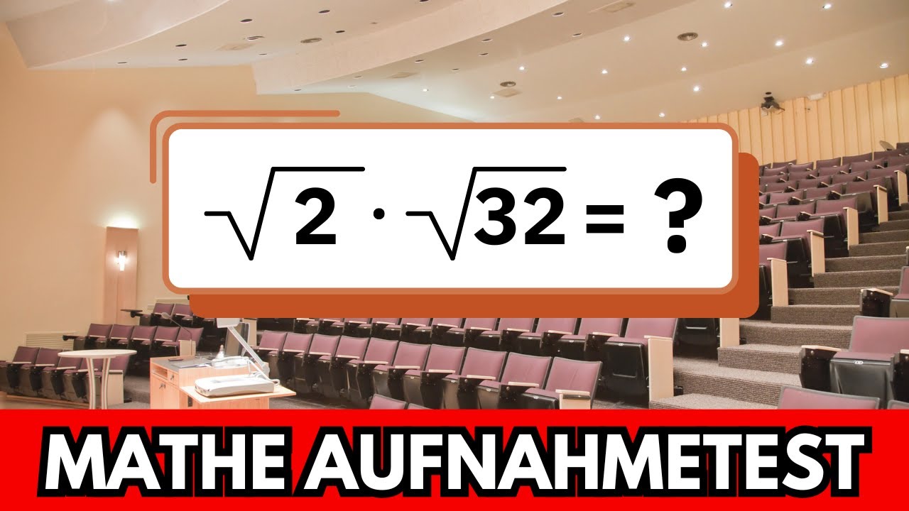 Diesen MATHE AUFNAHMETEST müsste JEDER schaffen?🤔📝Mathe Test