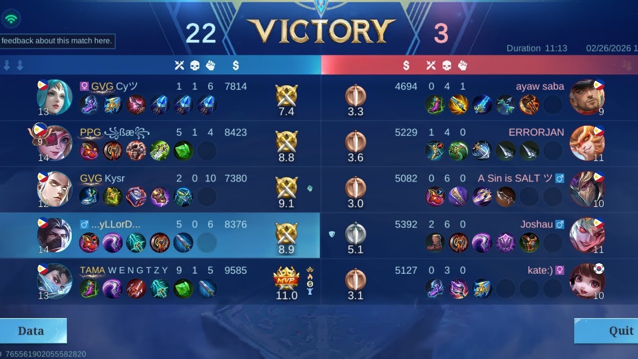 Akala ni Hanzo lalakas at mananalo Sila kakakuha Ng buff 