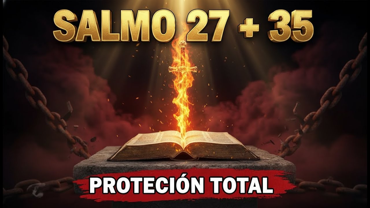 💥 Salmo 27 y 35: ¡DIOS PELEA TUS BATALLAS! Siente su Fuego VENCEDOR AHORA