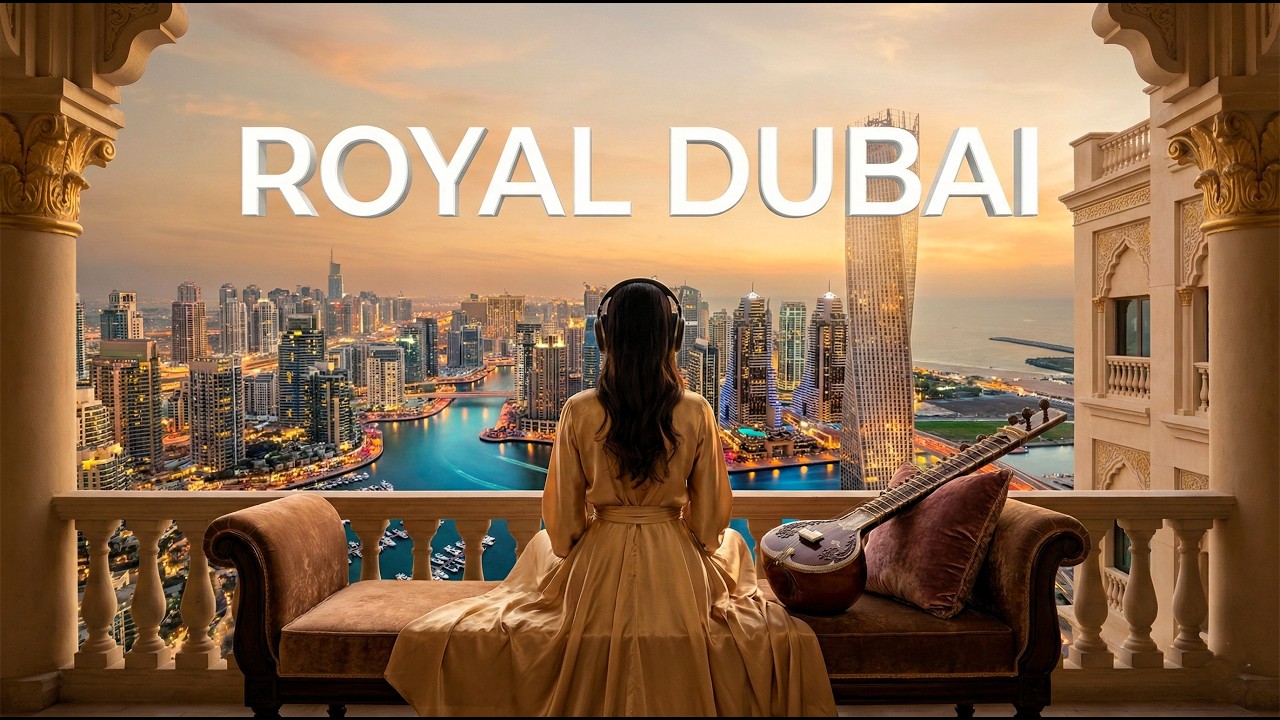 ROYAL DUBAI: Luxury Indian Fusion Instrumental | Sitar & Oud Beats (Upbeat Vibes)