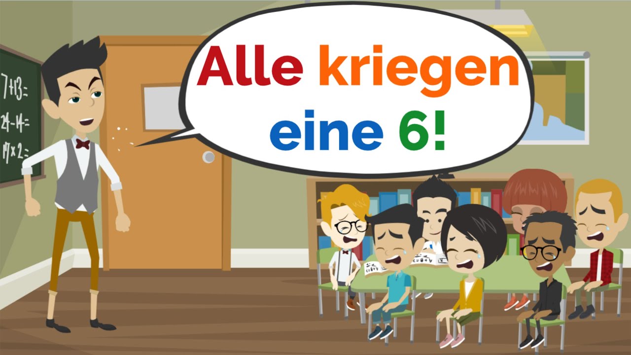 Deutsch lernen | Herr Kunze ist traurig | Wortschatz und wichtige Verben