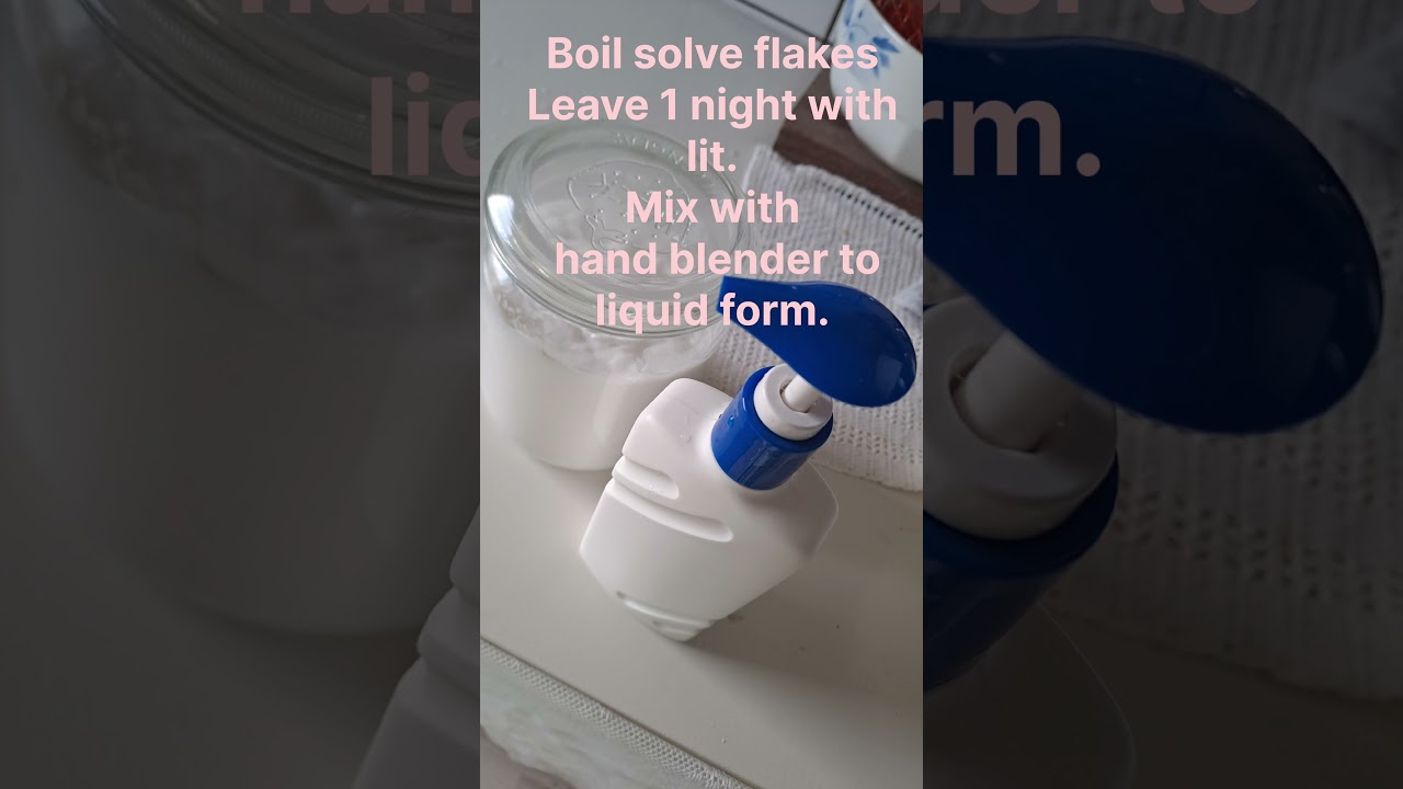 How to make liquid soap from a soap bar? Easy DIY