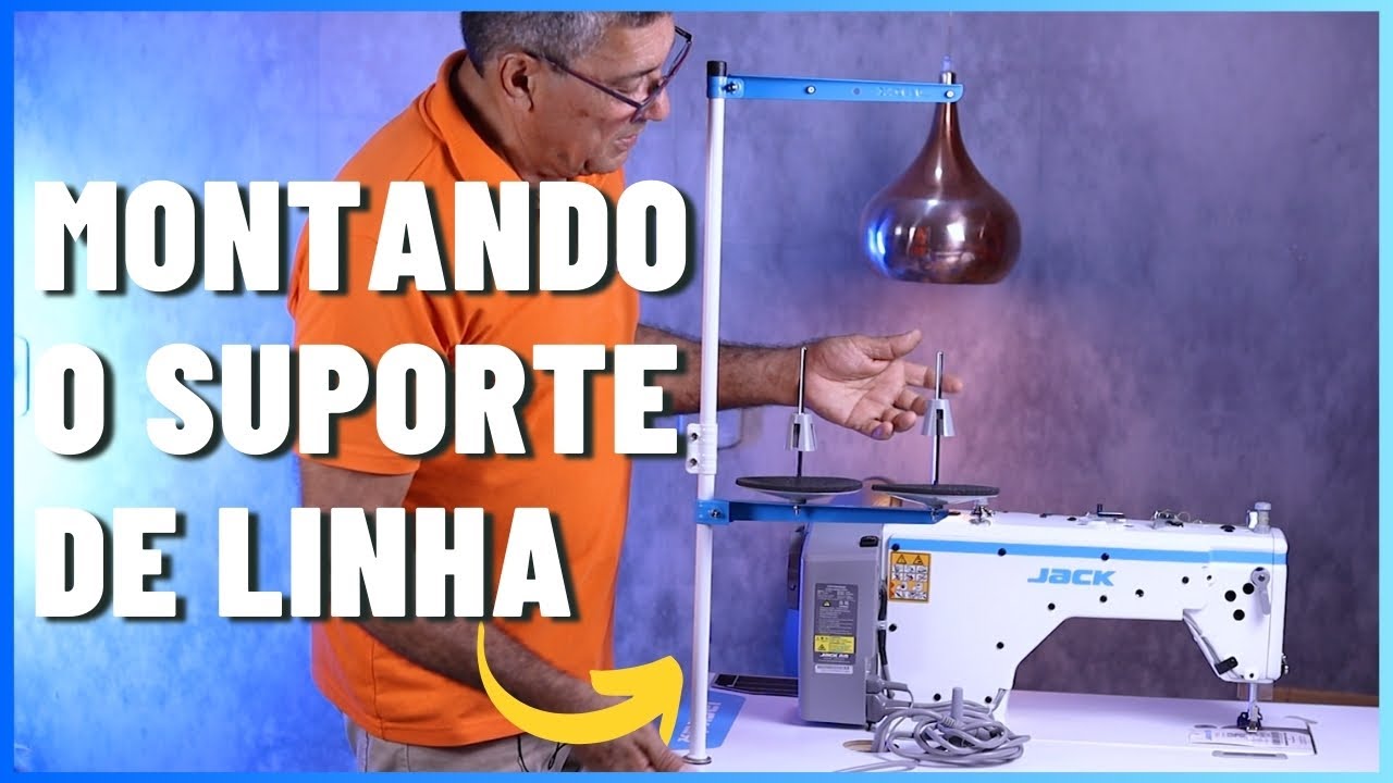 Como  Montar o SUPORTE DE LINHA da Reta Industrial JACK