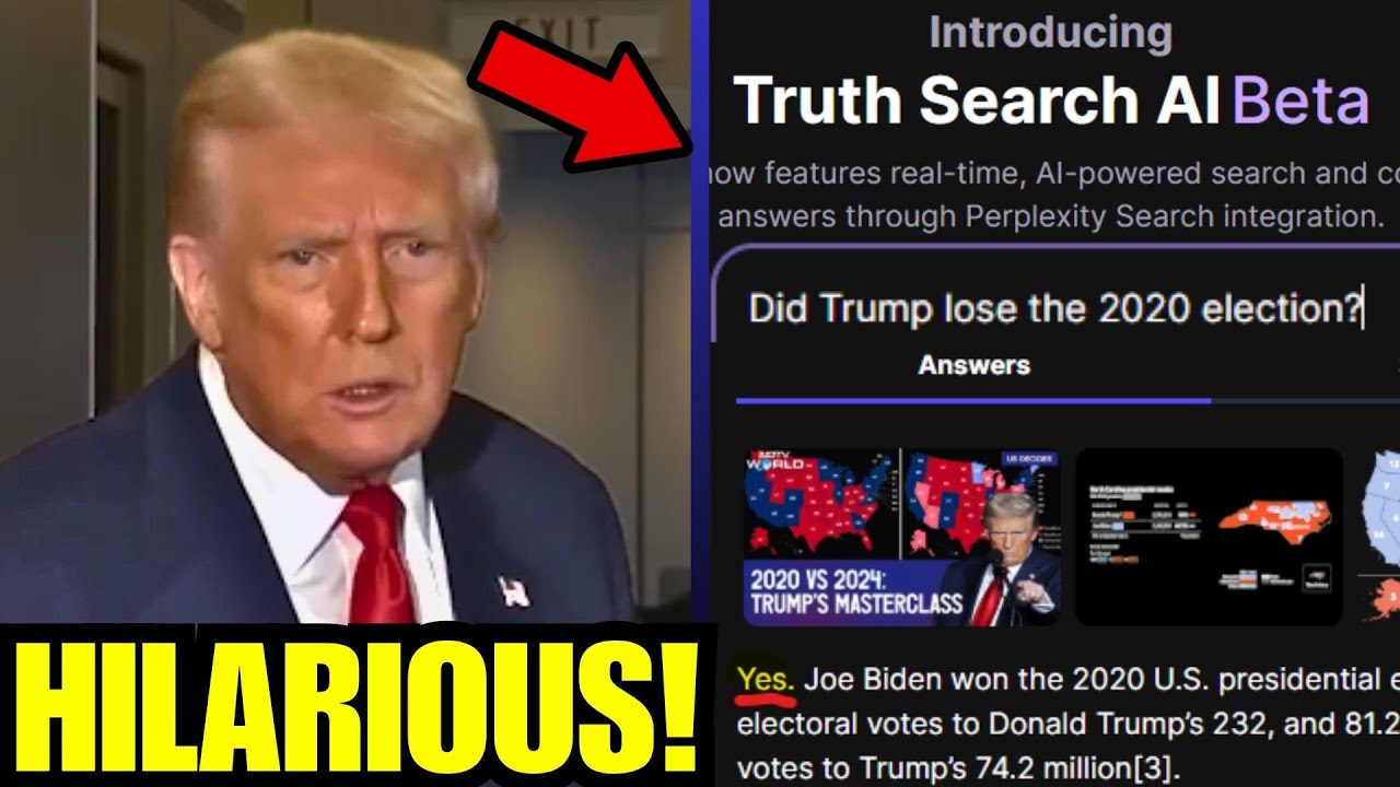 Уморительно: Трампа предал ИИ Truth Social