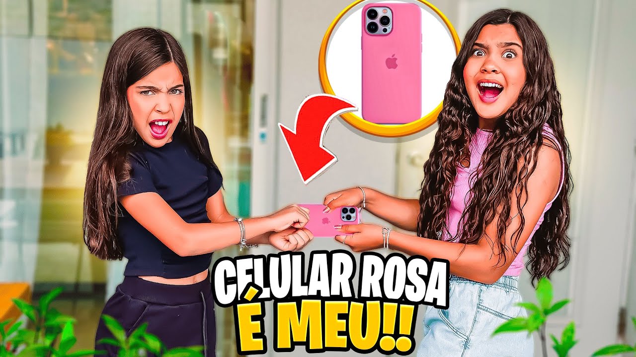 LORENA E MANU QUEREM O MESMO CELULAR ROSA *E AGORA QUEM VAI FICAR COM ELE ?