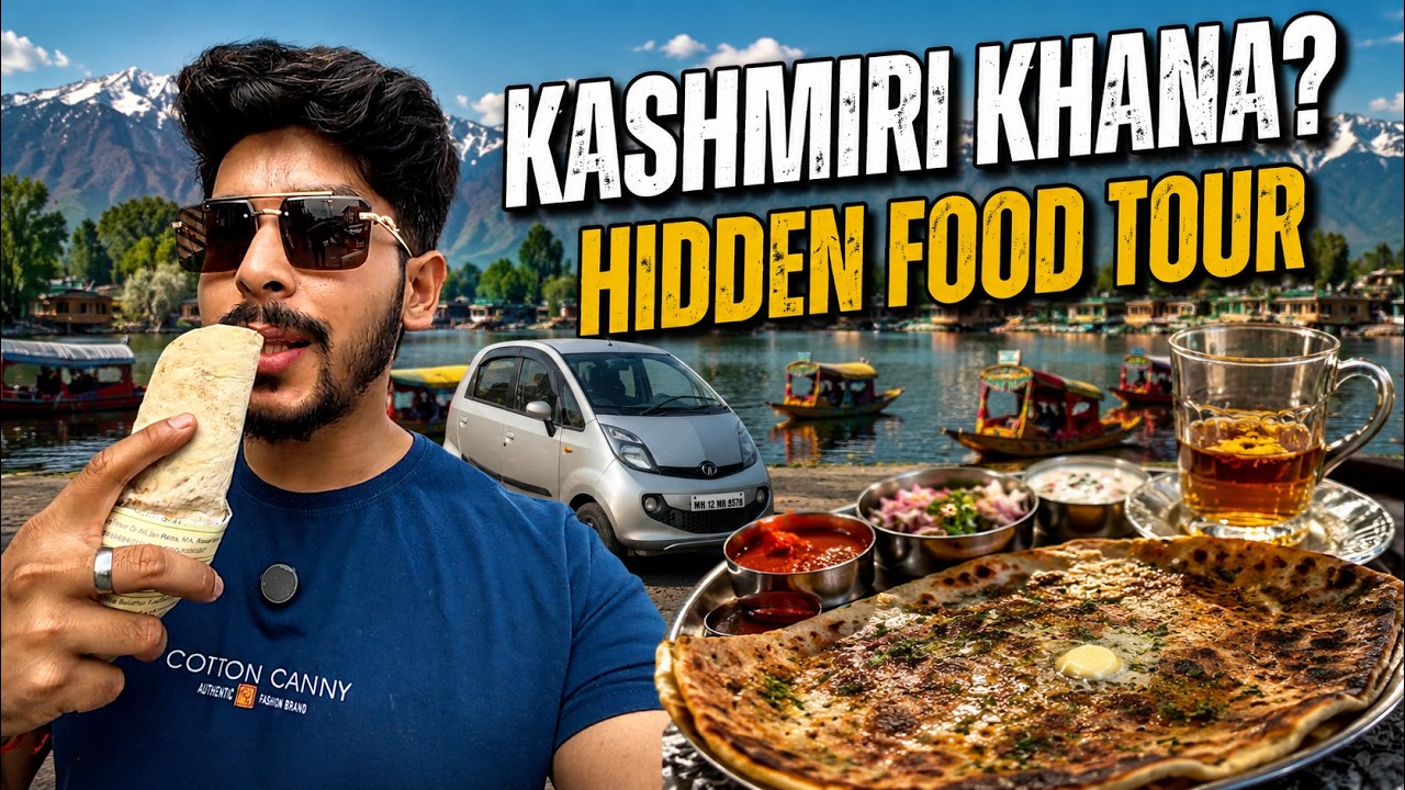 The Kashmir You Don't See! 🇮🇳 I Spent 2 Days Eating Across Srinagar's Hidden Veg Gems 🍽️