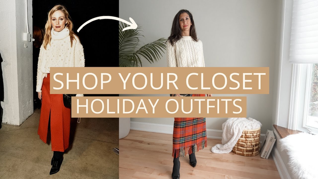 Make NEW Holiday Outfits Out of OLD Clothes | AD | Shop Your Closet