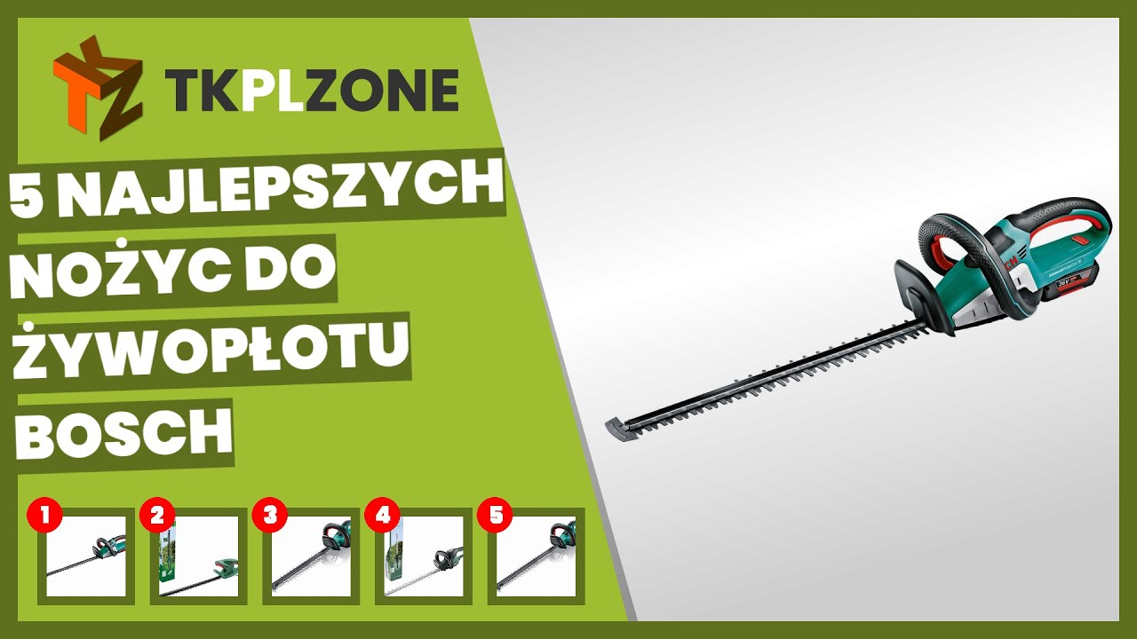 5 najlepszych nożyc do żywopłotu bosch