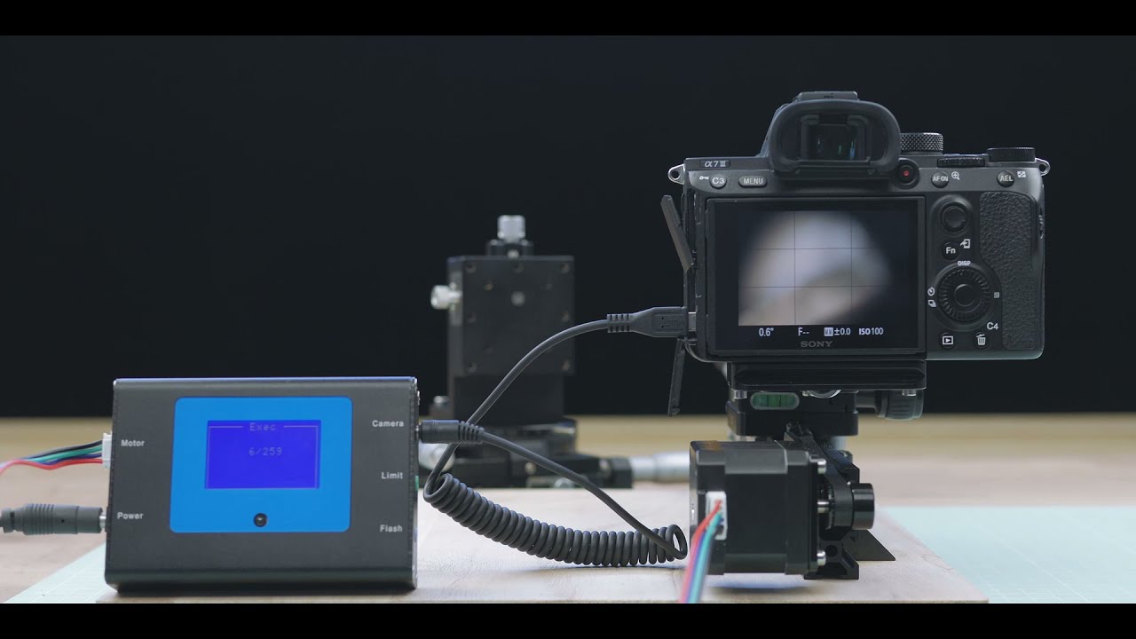 MJKZZ Belt Drive Rail And IR Focus Stacking Controller