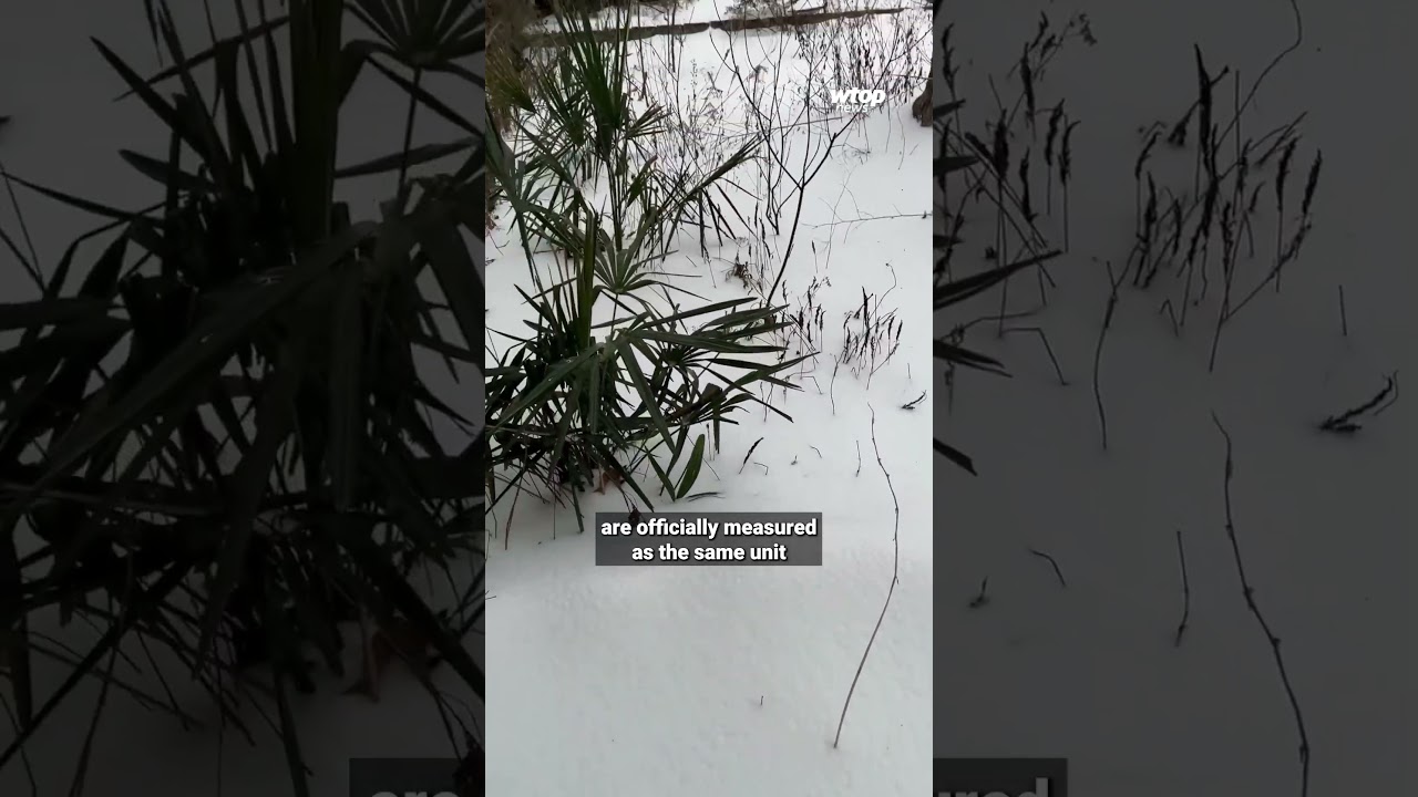 How snow and sleet are measured during snowstorms