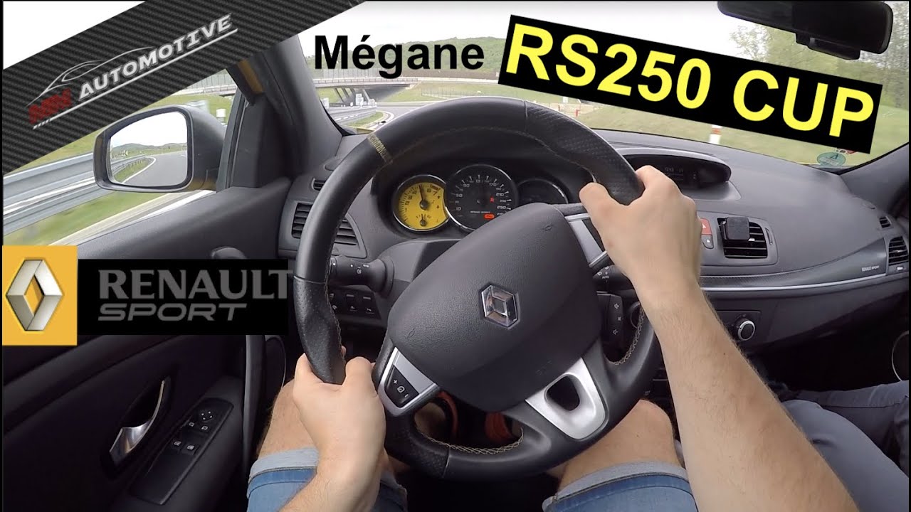 Renault Megane RS250 Cup POV Test Drive + Acceleration 0 - 200 km/h