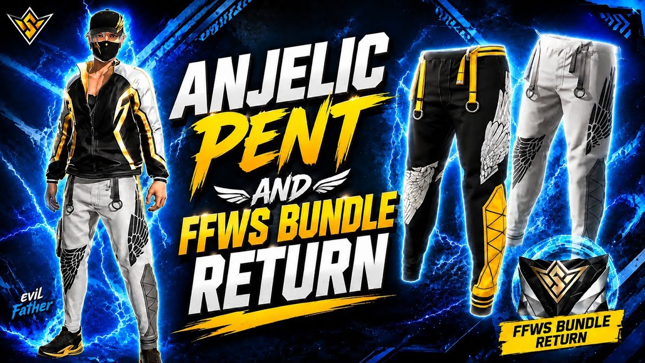 FFWS Bundle 2025 & Anjelic Pent Return ⚡ Free Fire | Free Fire New Up Coming Events 💕Pakistan Server
