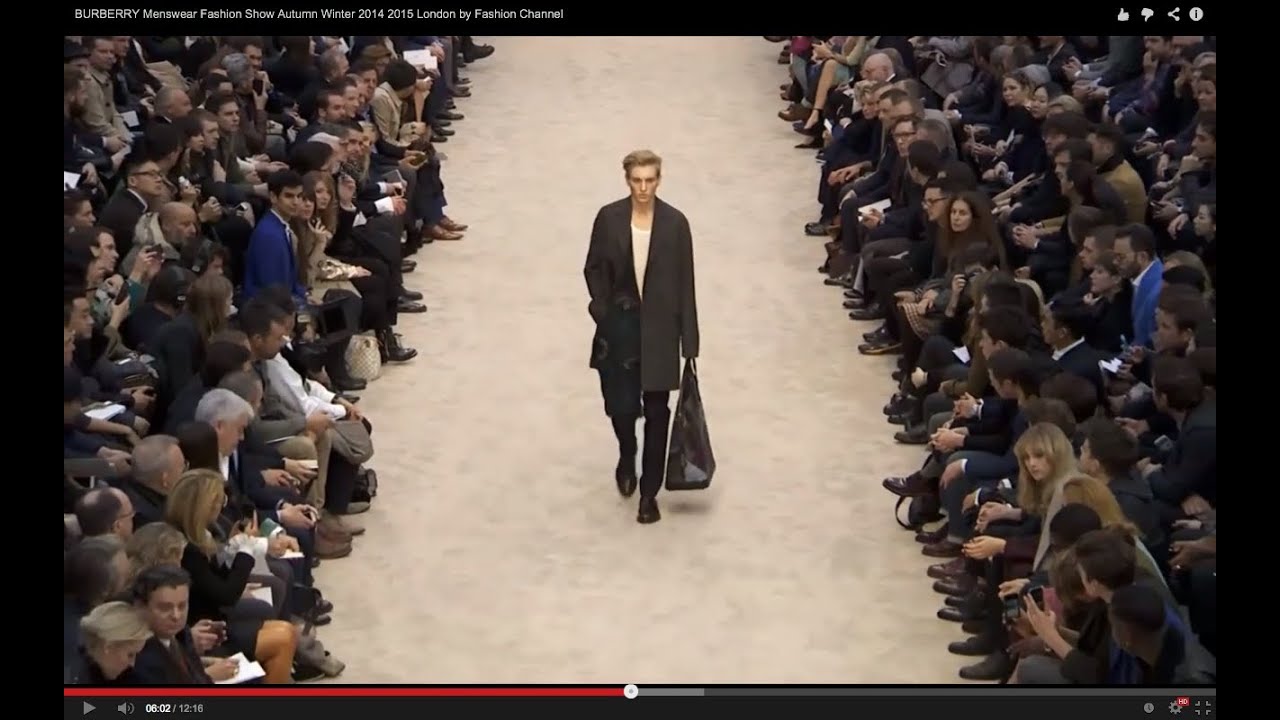 BURBERRY Menswear Fashion Show Autumn Winter 2014 2015 London by Fashion Channel