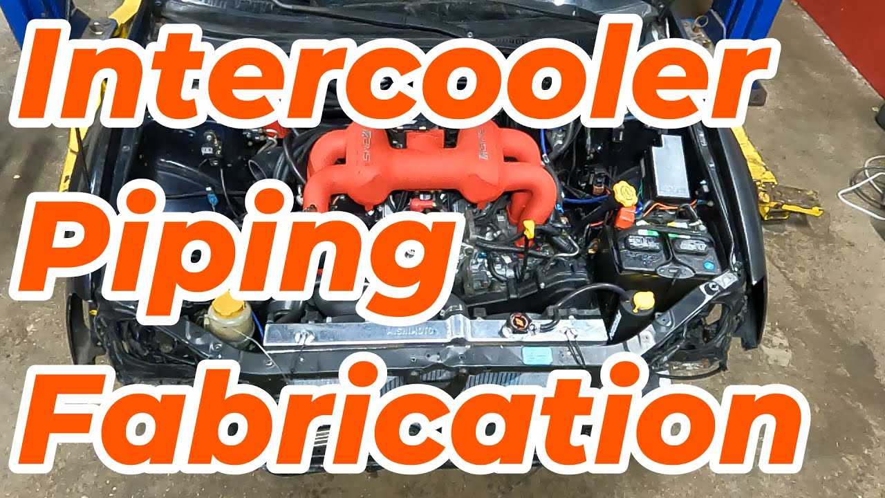 Subaru STI Front Mount Intercooler installation and Pipe Fabrication from start to finish! VPT