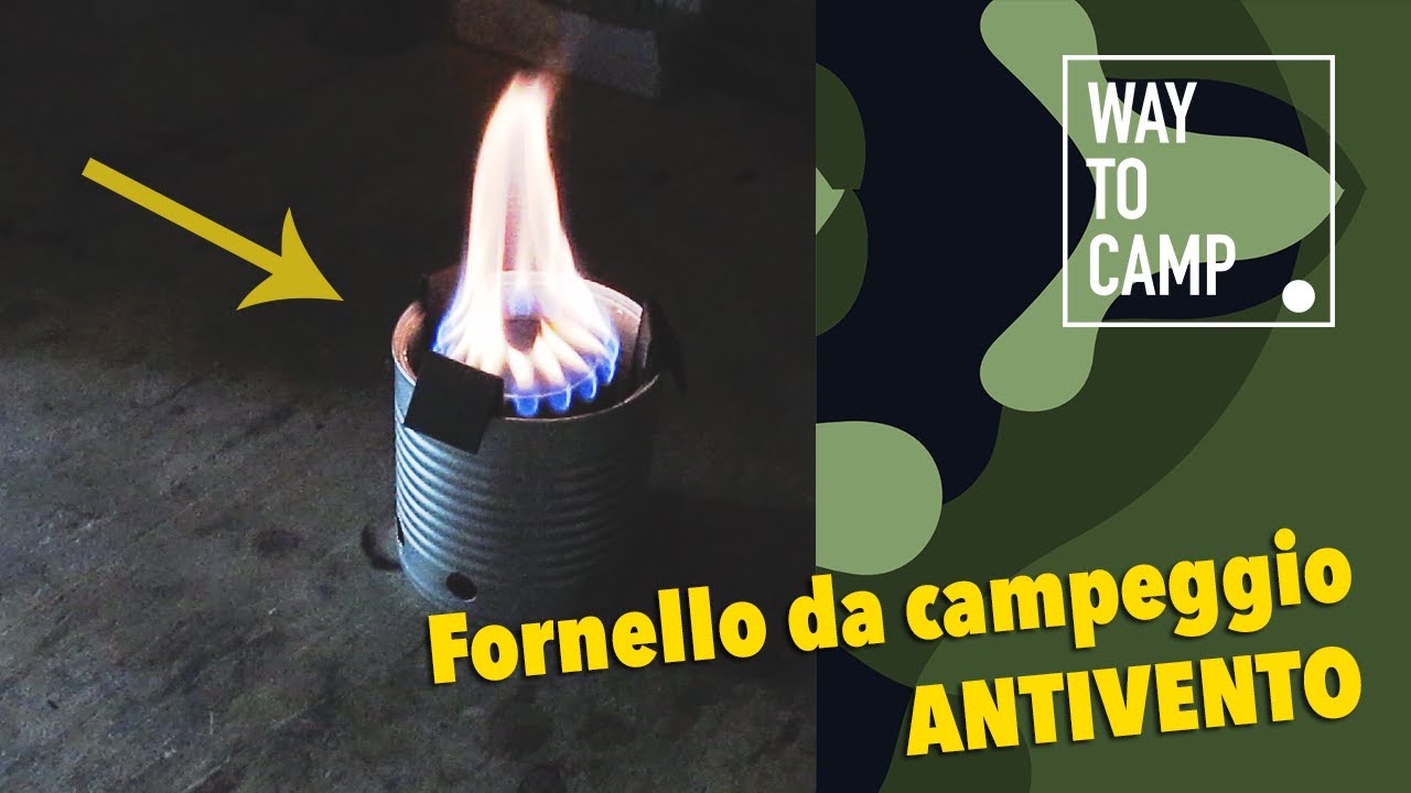 [TUTORIAL] Come costruire un fornello da campeggio ANTIVENTO con materiali di recupero