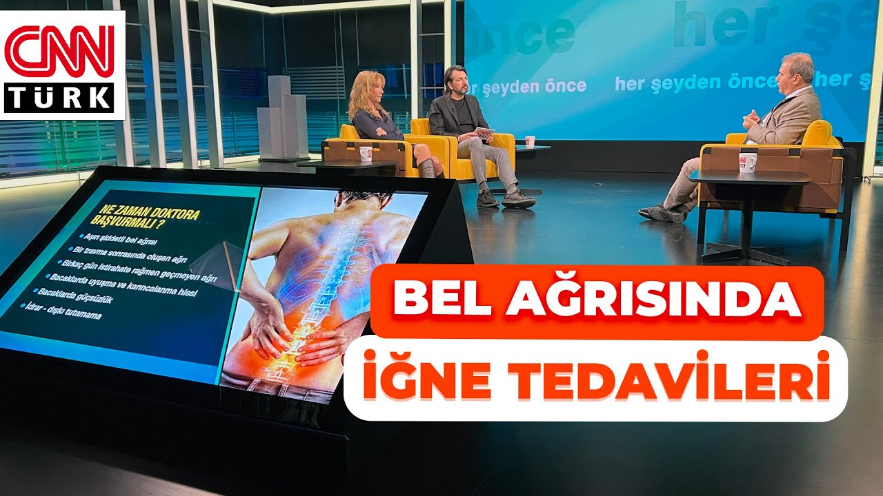 Bel Ağrısında Girişimsel Tedavi Yöntemleri - İğne Tedavileri // @Prof.Dr.EnginÇakar CNNTürk Yayını