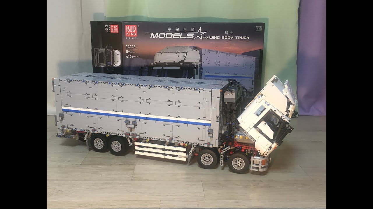 몰드킹 Mould king 중국 테크닉 윙바디 트럭 13139 , mouldking Wing Body Truck 13139