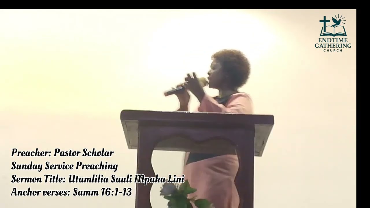 Utamlilia Sauli Mpaka Lini || Pastor Scholar || Sunday Service Preaching 