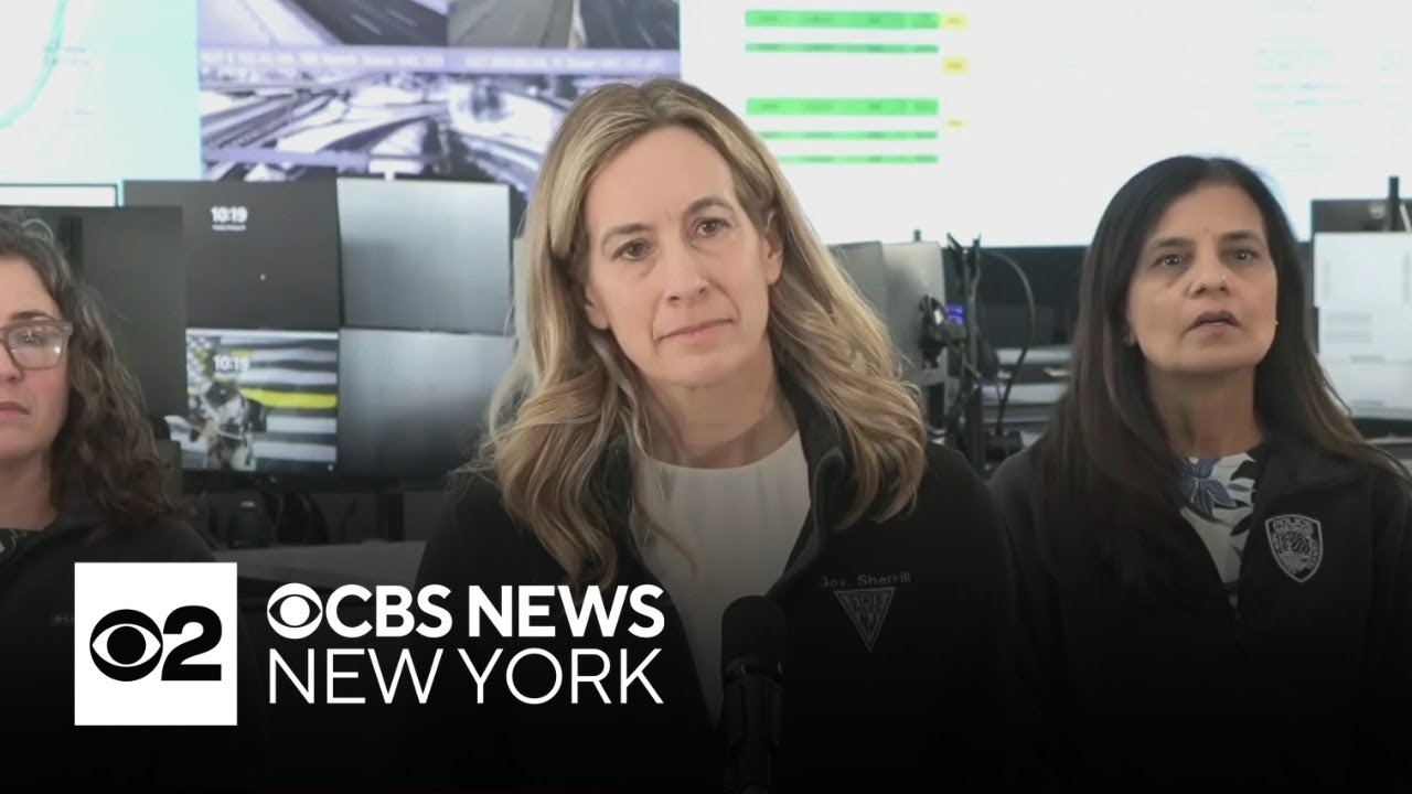 New Jersey Gov. Mikie Sherrill gives update on response to snowstorm | Full news conference
