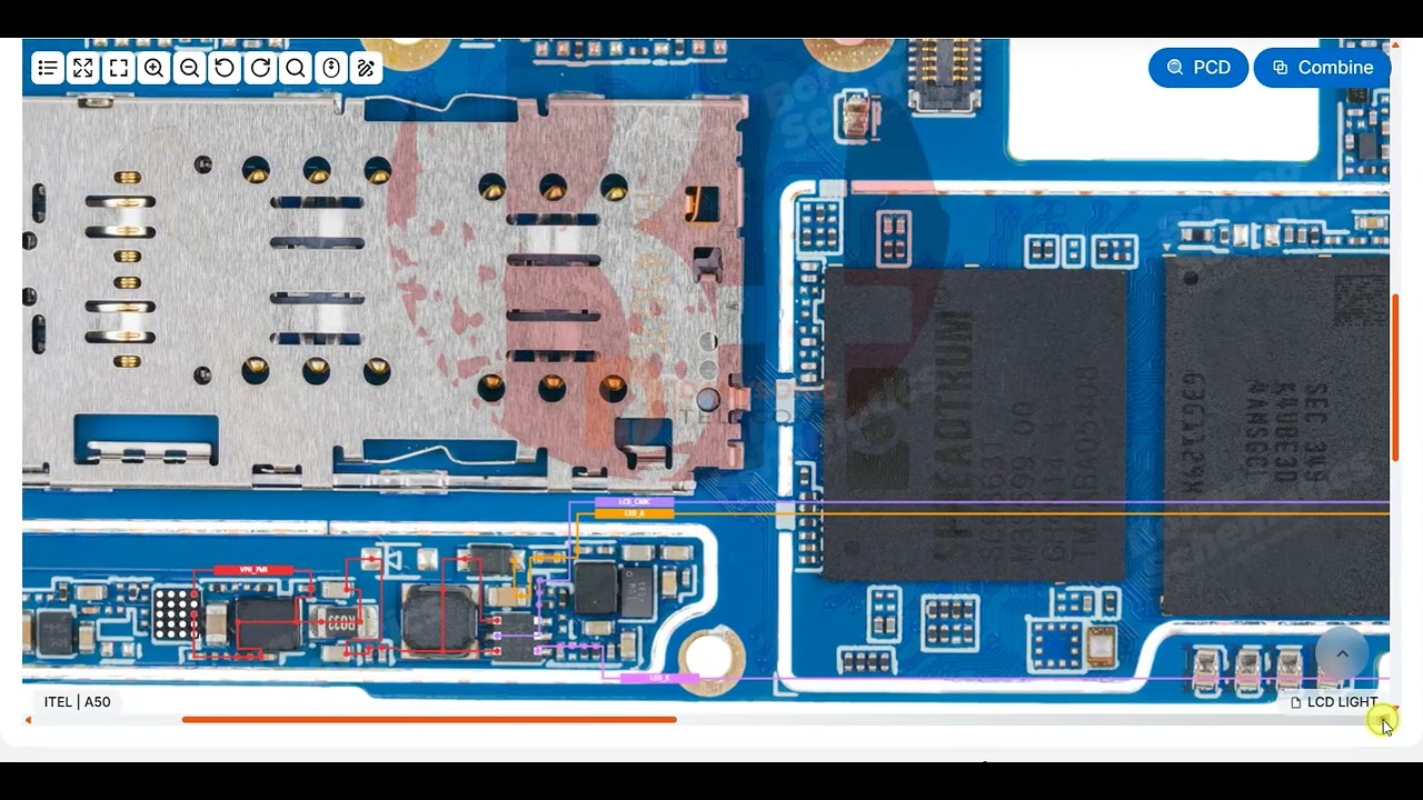 ITEL A50 LCD LIGHT SOLUTION