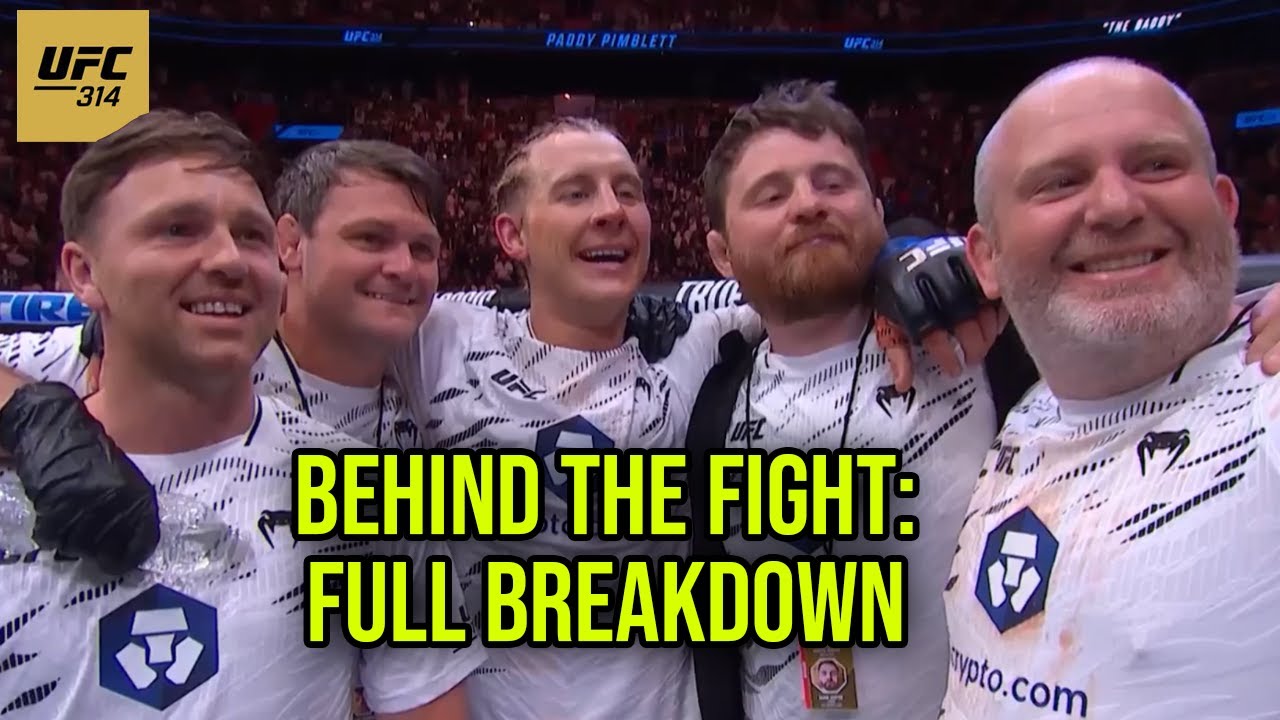 Paddy Pimblett Breaks Down His UFC 314 Fight With His Coaches