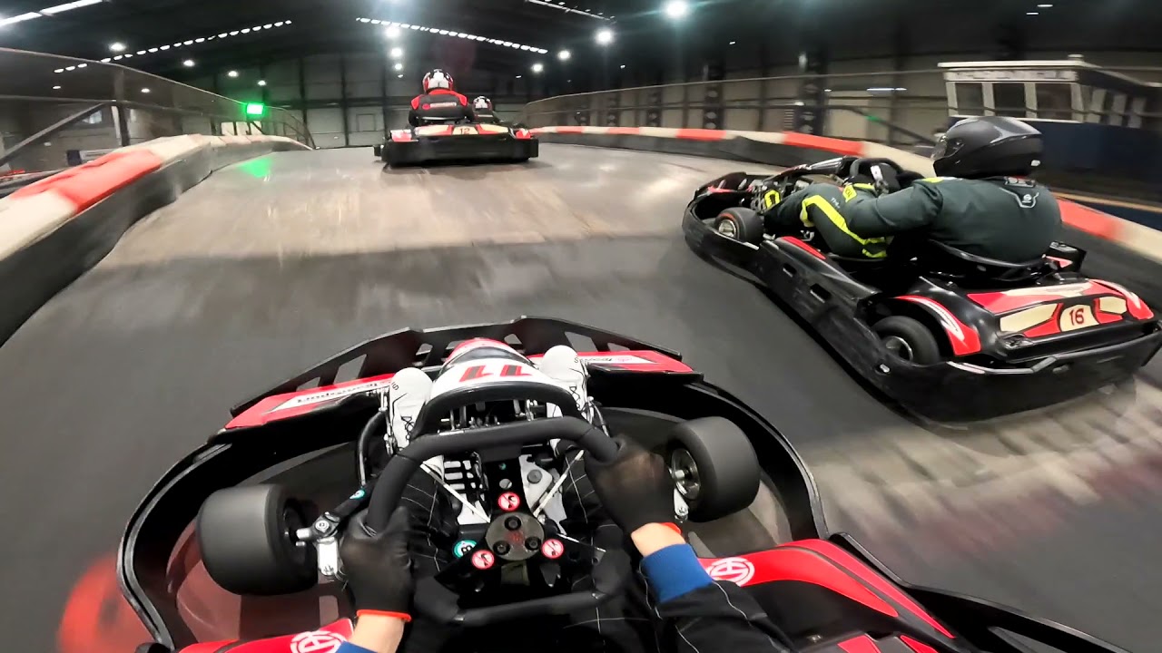 TeamSport Leeds Go Karting / Big Crash on last lap