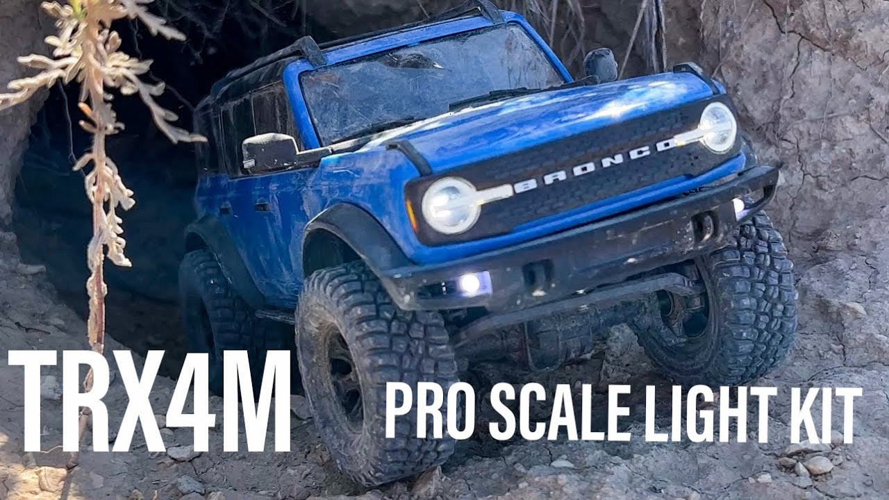 This Pro Scale Light Kit is a MUST HAVE for ANY TRX4m!
