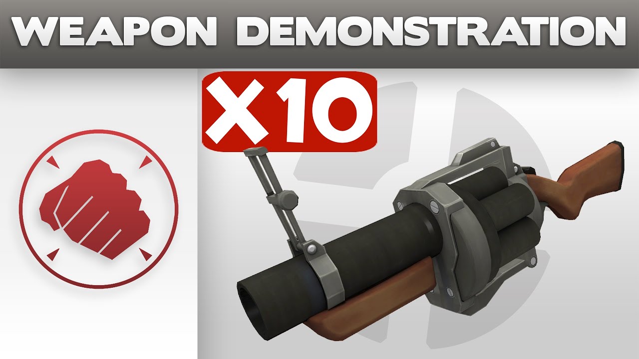Multiplied by 10 Weapon Demonstration - Grenade Launcher