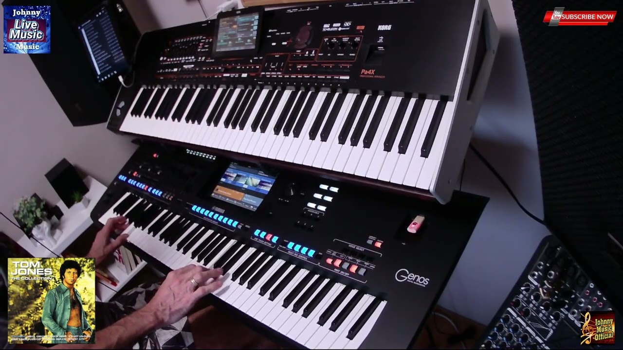 Tom Jones Hits Medley 2025 | Yamaha Genos & Korg Pa4X Cover by Johnny Music(For Fans in Canada, USA)