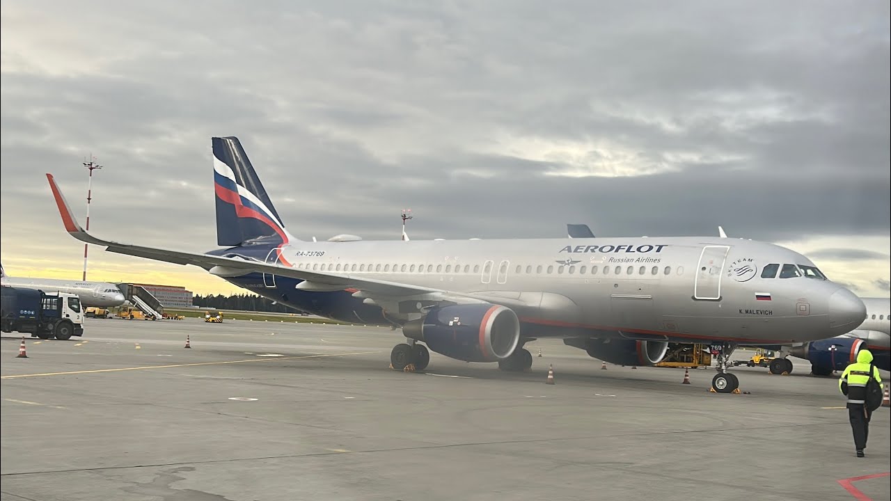Перелет Самара-Москва на A-320 (RA-73769) Аэрофлот.Повторный полет на этом самолете