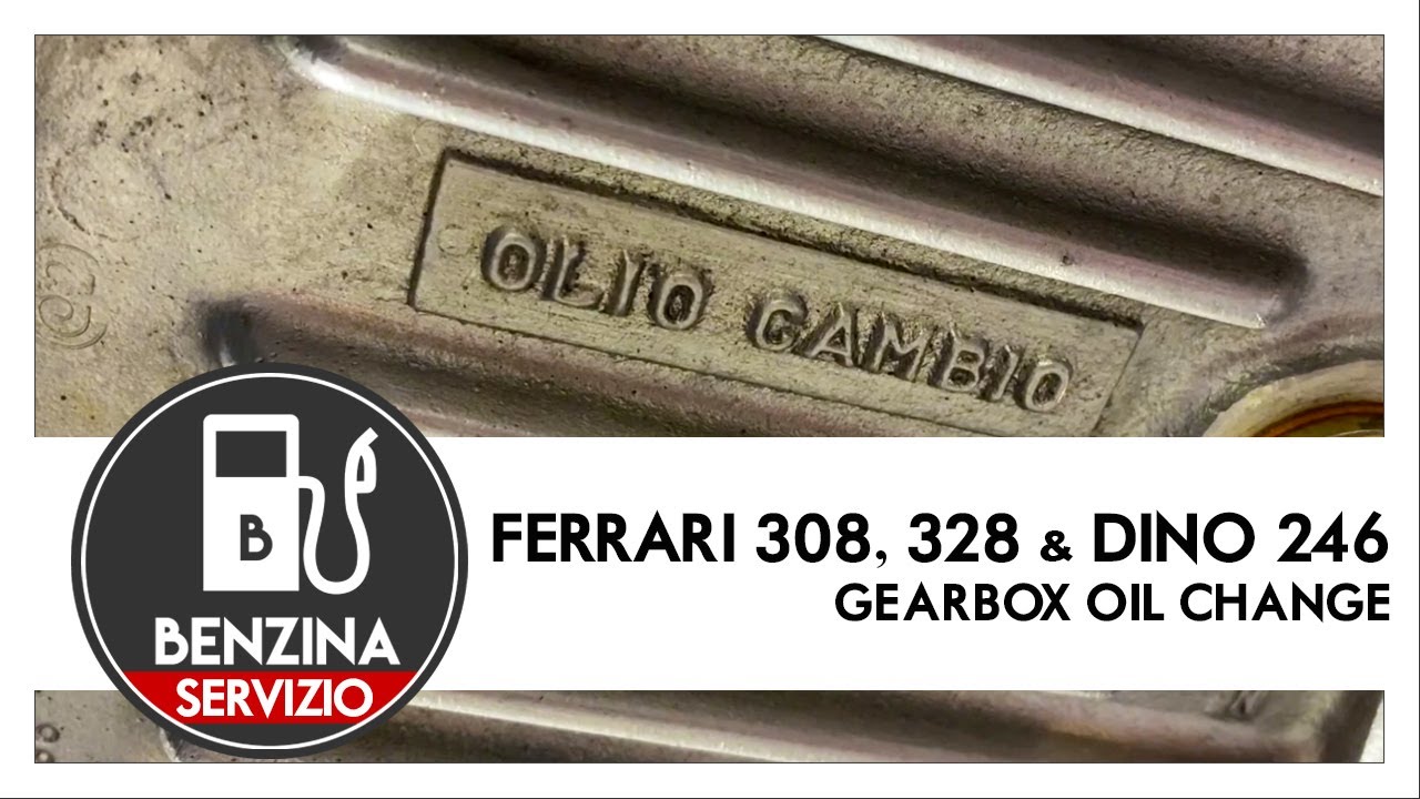 Ferrari 308, 328 & Dino 246 Servizio - Gearbox Oil Change