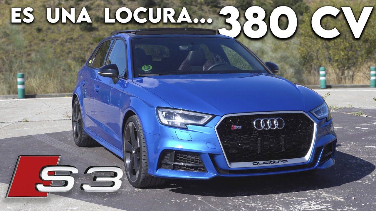 ASÍ ES un AUDI S3 de 2019 con 380 CV (el más rapido que he probado nunca)