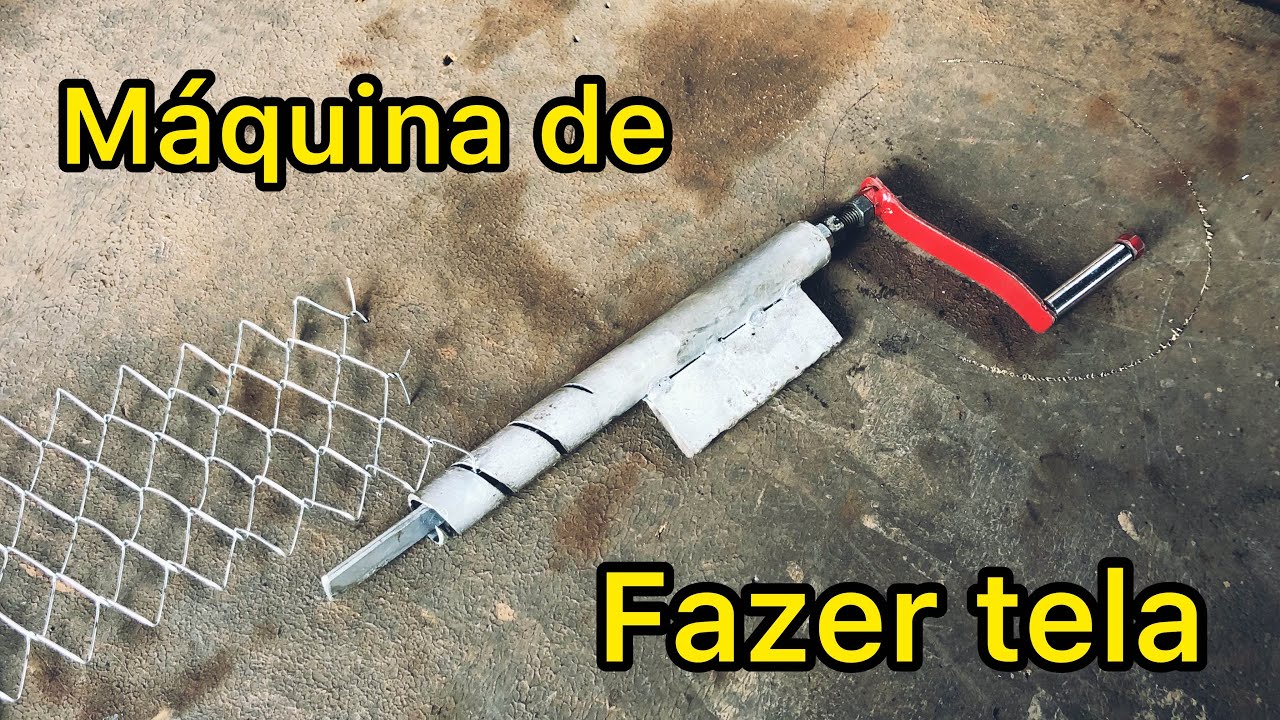 Como fazer máquina de fazer tela? Veja passo a passa de como fazer máquina de fazer tela.