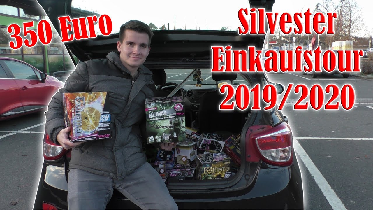 Silvester Feuerwerk Einkaufstour 2019/2020 | 350 Euro | extremfireworker4 [FULL HD]