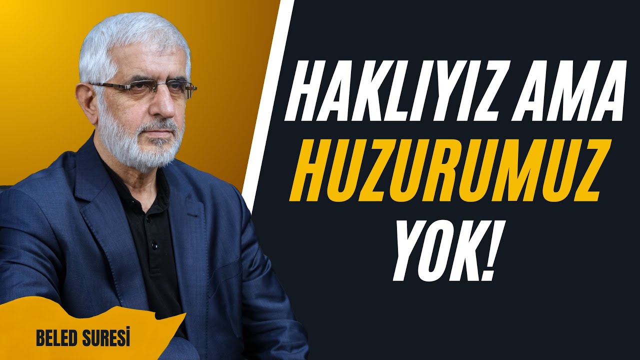 KABE'NİN ŞU ANKİ TABLOSU ÜMMETİN YANSIMASIDIR I Tefsir Dersleri I Beled Suresi