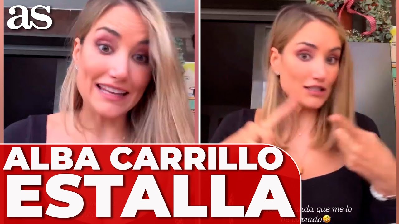 ALBA CARRILLO contesta con dureza tras el TUIT VIRAL que la tachaba de “LOCA”
