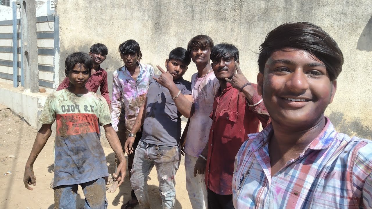 ખારી ઘારીયાલ ની ધુળેટી😂 ફુલ મોજ  
