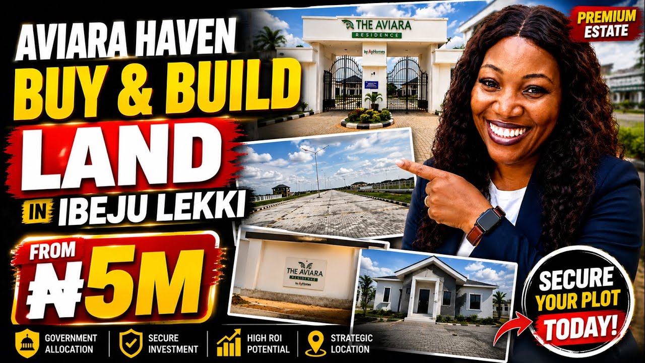 Buy & Build Land in Ibeju Lekki | N5M | Government Allocation | AVIARA RESIDENCE