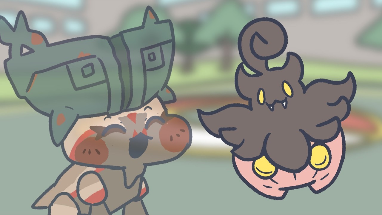 ﾎﾊﾞｷﾞに弱点を消してもらったディンルー【パオミーム】