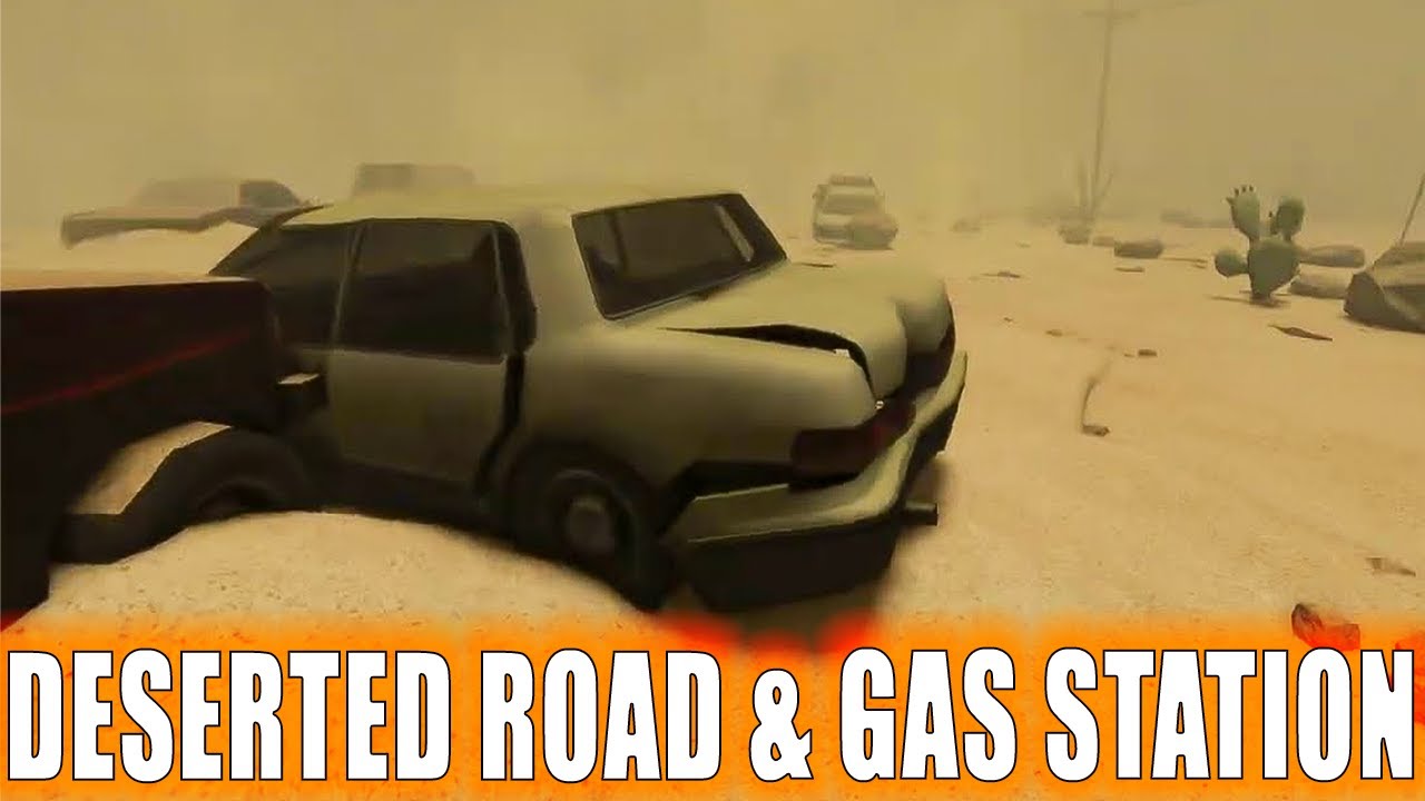 Deserted Road & Gas Station (Showcase) Roblox Gameplay Walkthrough [4K]