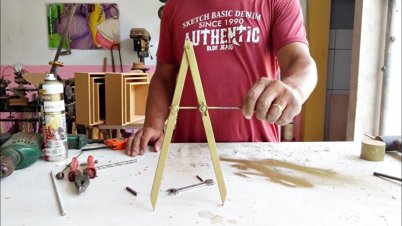 como fazer um compasso caseiro faça você mesmo-brilhante ideia para artesanato