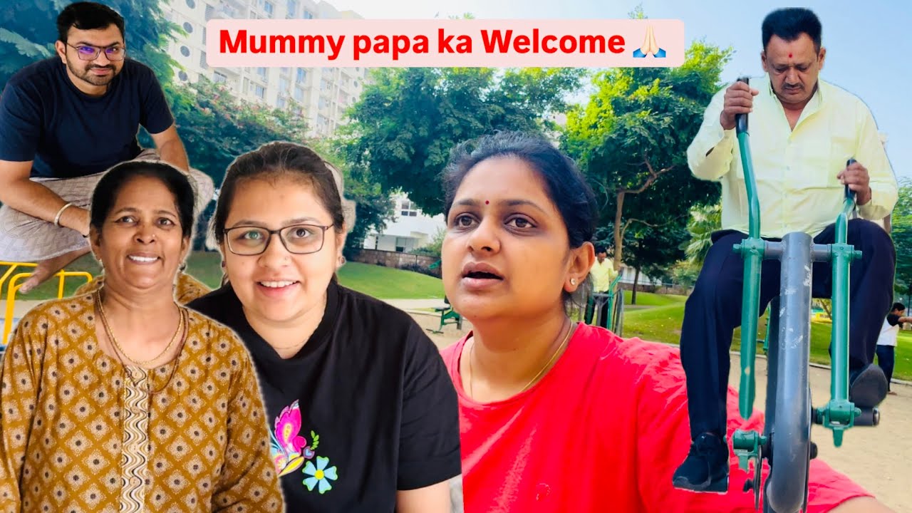 Kese hua welcome 🙏🏻 mummy papa ka | Bachhe huye bahut khush😍