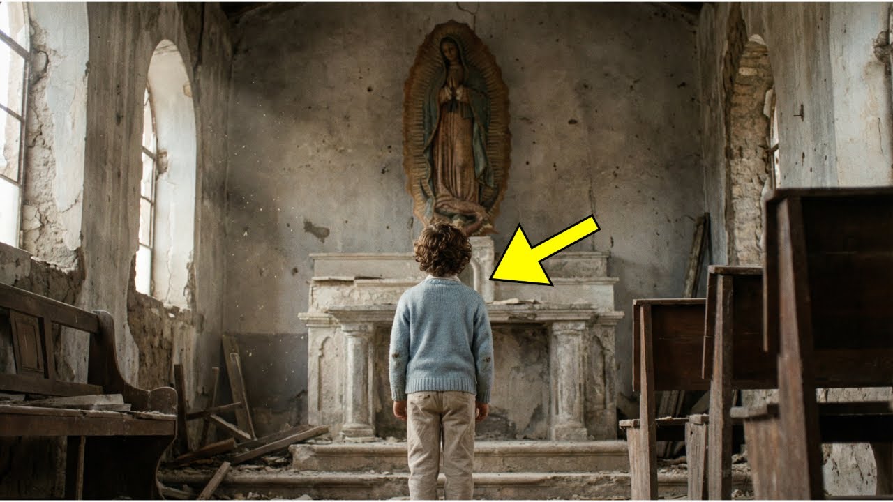 Huérfano de 4 años huye y lo hallan en capilla abandonada... 