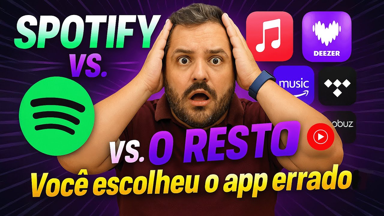 O único comparativo que o Spotify NÃO quer que você veja