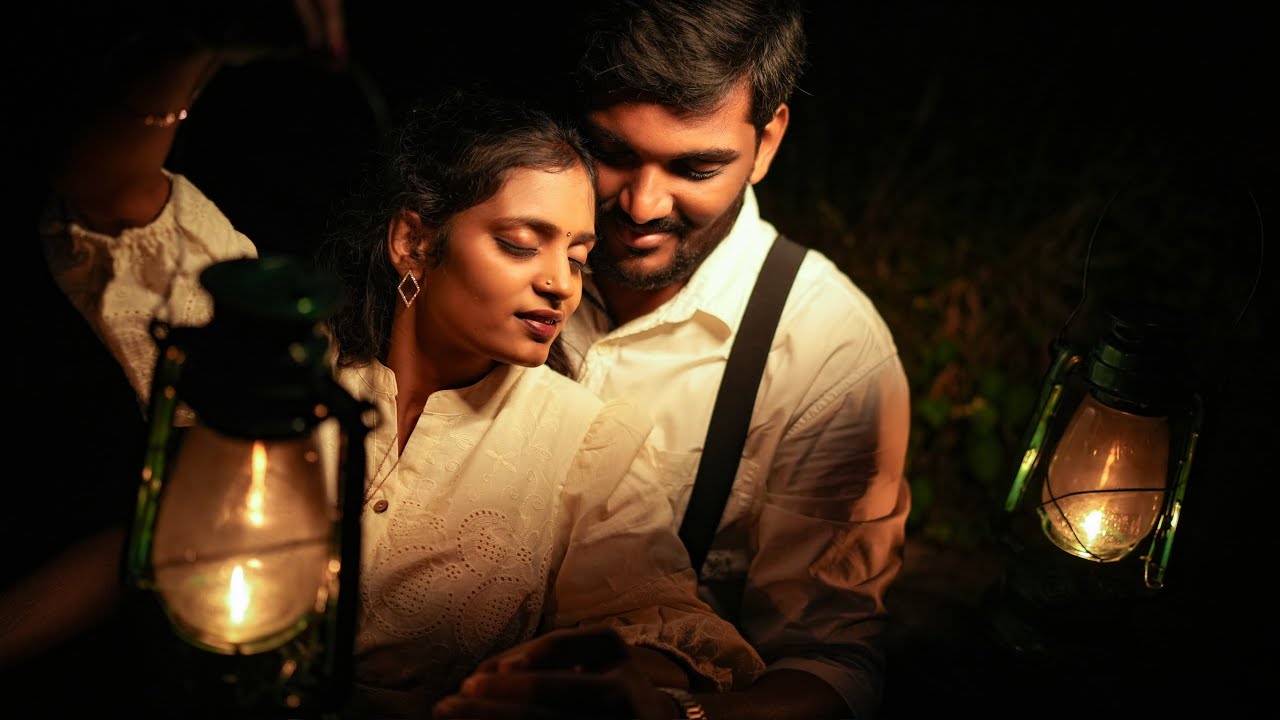 Karthik ❤️ Bhavani | Magical Pre Wedding | Waterfall ✨ Lanterns | Chittii Photography